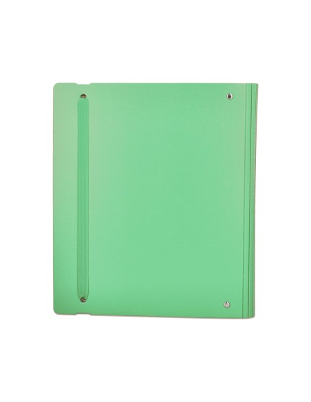Carpeta con recambio antartik a4 cuadro 5mm foam 4 anillas 35mm mixtas color verde matcha