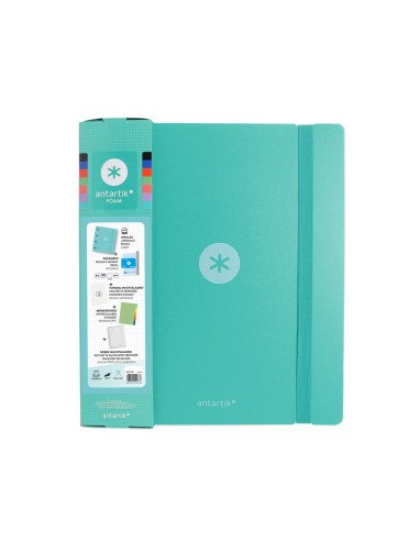 Carpeta con recambio antartik a4 cuadro 5mm...