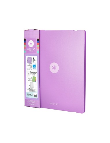 Carpeta con recambio antartik a4 cuadro 5mm...