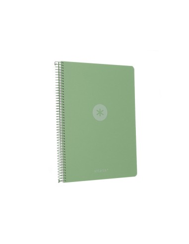 Cuaderno espiral antartik a4 tapa foam 80h 90gr...
