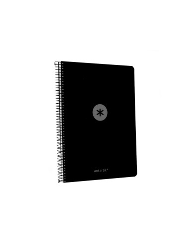Cuaderno espiral antartik a4 tapa foam 80h 90gr...
