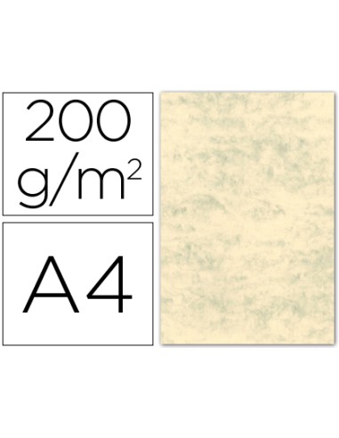 Cartulina marmoleada din a4 200 gr crema claro...