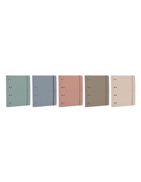 Carpeta anillas oxford europeanbinder forest din a4+ con recambio cuadro 5mm