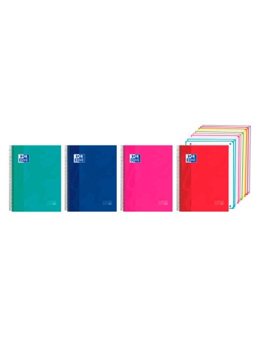 Cuaderno espiral oxford europeanbook 10 tapa...