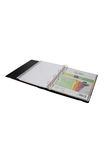 Carpeta con recambio antartik a4 cuadro 5mm...