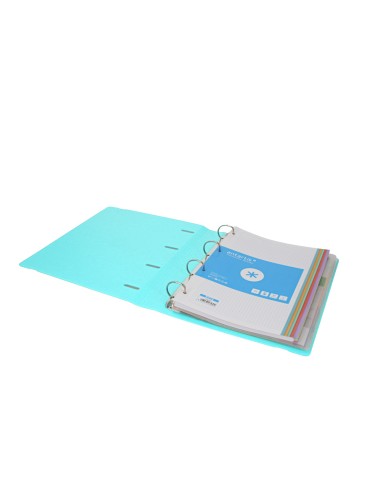 Carpeta con recambio antartik a4 cuadro 5mm...