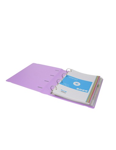 Carpeta con recambio antartik a4 cuadro 5mm...