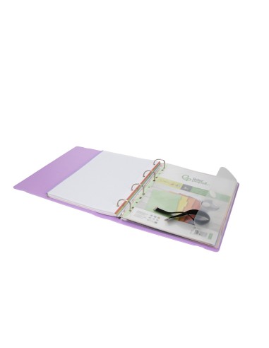 Carpeta con recambio antartik a4 cuadro 5mm...