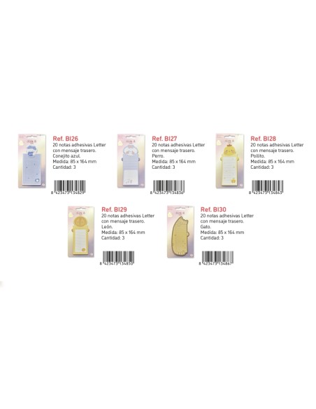 Bloc notas adhesivas imaginovo expositor sobremesa pvc 160 unidades surtidas 310x270x420 mm