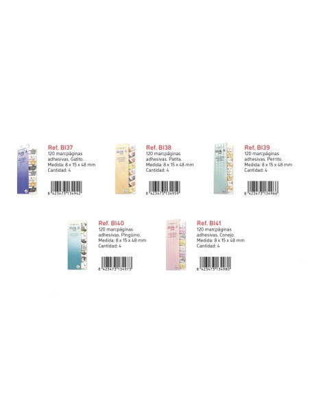 Bloc notas adhesivas imaginovo expositor sobremesa pvc 160 unidades surtidas 310x270x420 mm