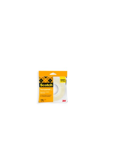 Cinta adhesiva scotch 508 transparente 33x19 mm...