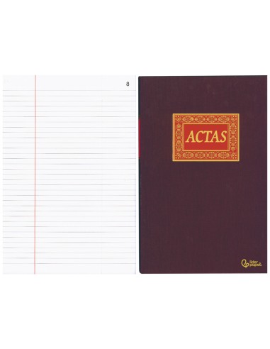 Libro liderpapel folio 100 hojas actas