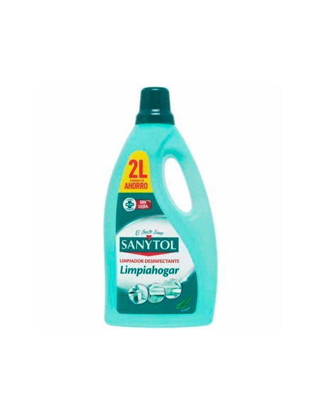 Limpiador desinfectante sanytol limpiahogar multisuperficies bote de 2 litros