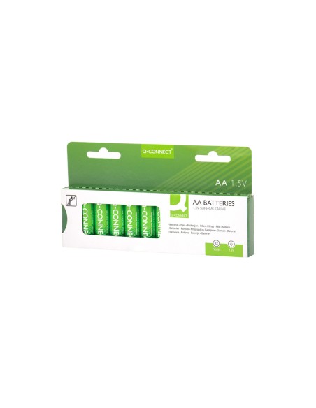 Pila q-connect alcalina aa blister con 12 unidades