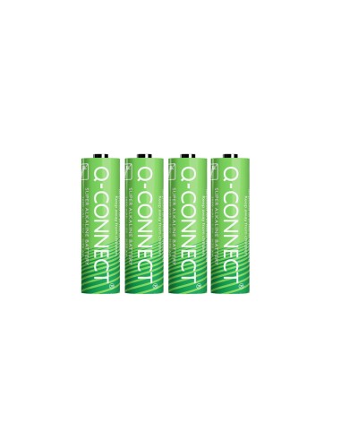 Pila q-connect alcalina aa blister con 4 unidades