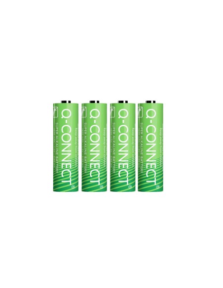 Pila q-connect alcalina aa blister con 4 unidades