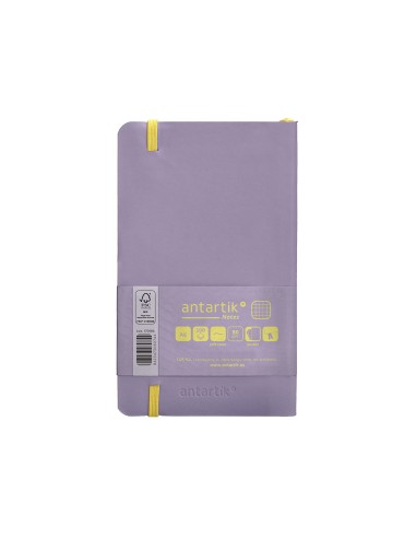 Cuaderno con gomilla antartik notes tapa blanda...