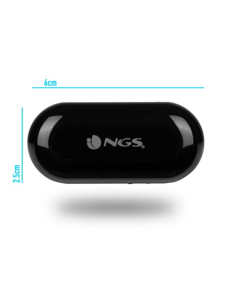 Auricular ngs artica lodge inalambrico bluetooth 5.0 tecnologia true wireless con estuche de carga