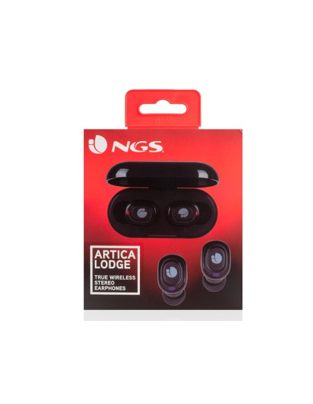 Auricular ngs artica lodge inalambrico bluetooth 5.0 tecnologia true wireless con estuche de carga
