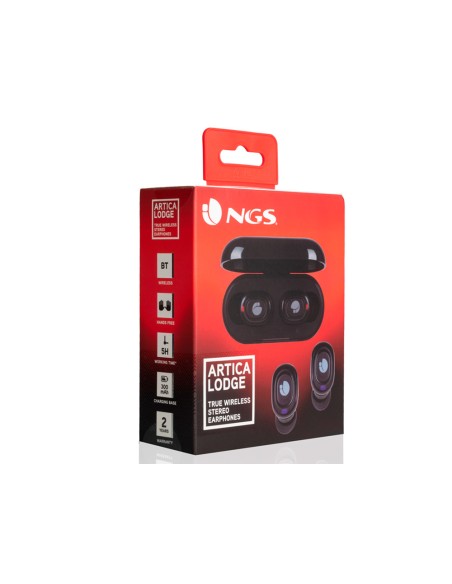 Auricular ngs artica lodge inalambrico bluetooth 5.0 tecnologia true wireless con estuche de carga
