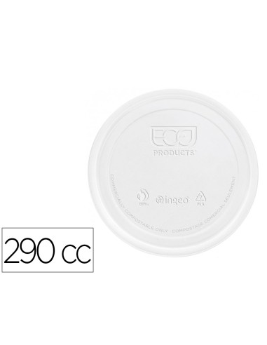 Tapa de plastico biodegradable para vaso de 290...