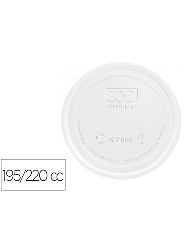 Tapa de plastico biodegradable para vaso de...