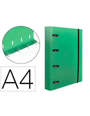 Carpeta con recambio liderpapel a4 cuadro 5mm...