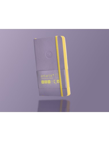 Cuaderno con gomilla antartik notes tapa blanda...