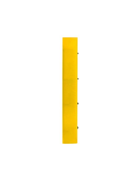 Carpeta con recambio liderpapel a4 cuadro 5mm 100 hojas 80g polipropileno 4 anillas 40mm amarillo fluor