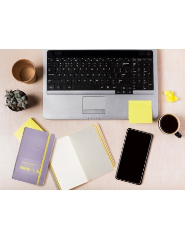 Cuaderno con gomilla antartik notes tapa blanda...