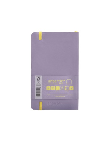 Cuaderno con gomilla antartik notes tapa blanda...