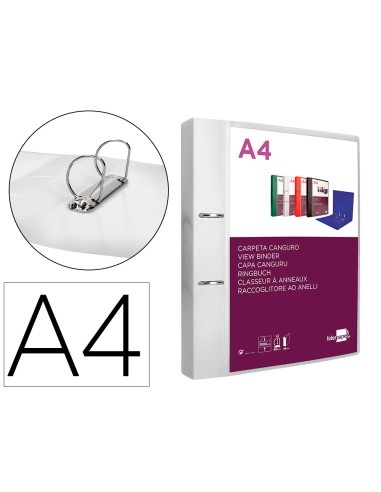 Carpeta liderpapel canguro 2 anillas 40 mm...