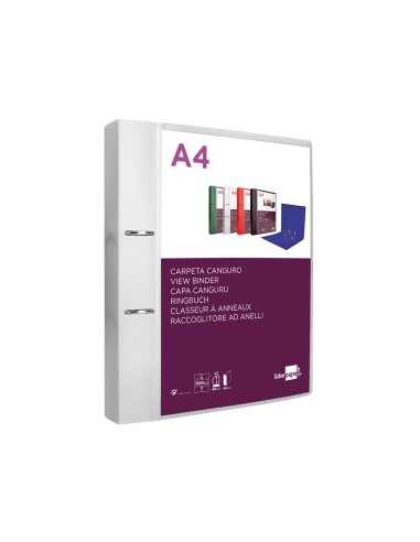 Carpeta liderpapel canguro 2 anillas 40 mm...