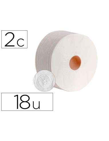 Papel higienico dahi jumbo 2 capas celulosa...