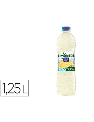 Agua mineral natural font vella limonada zero...