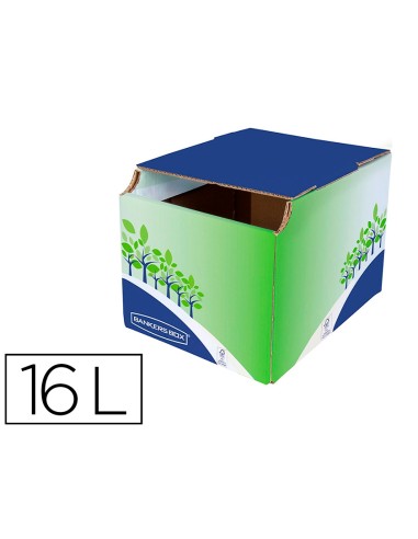 Contenedor papelera reciclaje fellowes...