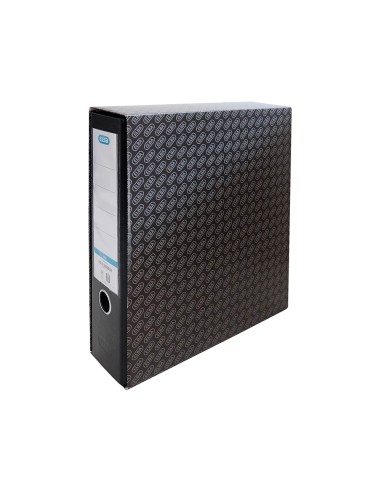 Caja archivador de palanca carton forrado elba...