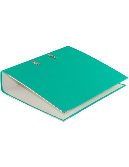 Archivador de palanca elba top carton compacto polipropileno con rado din a4 lomo de 80 mm ice mint
