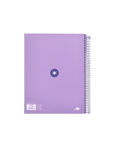 Cuaderno espiral a4 micro antartik tapa forrada...