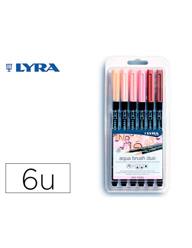 Rotulador lyra aqua brush acuarelable doble...