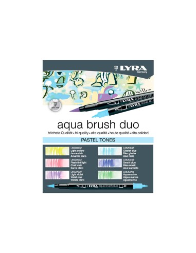 Rotulador lyra aqua brush acuarelable doble...