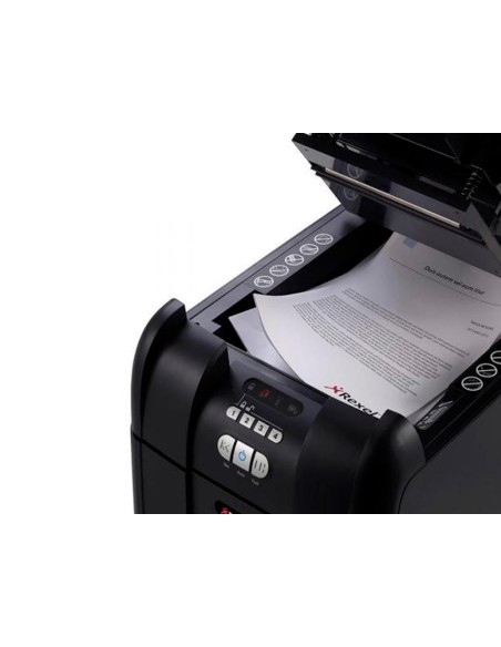 Destructora de documentos rexel optimum autofeed+ 300x eu capacidad de corte 300 hojas destruye grapas y clips