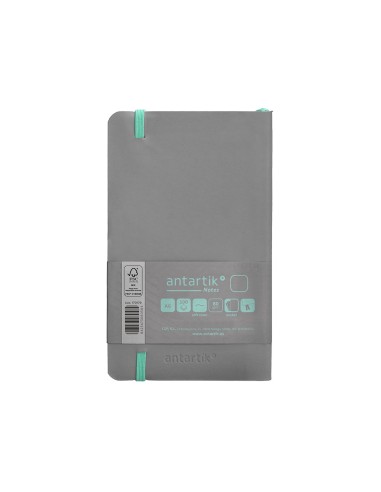Cuaderno con gomilla antartik notes tapa blanda...