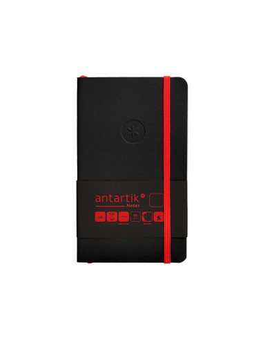 Cuaderno con gomilla antartik notes tapa blanda...
