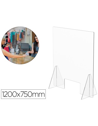 Pantalla de proteccion de mesa para mostrador...