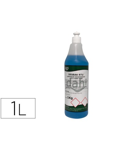 Limpiador bactericida dahi desbak azul botella...