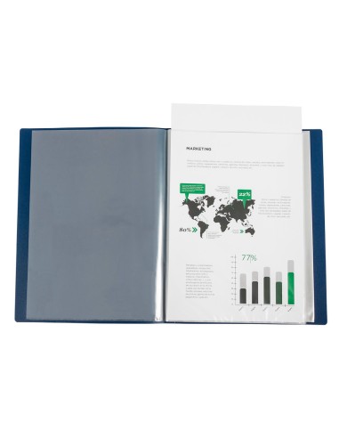 Carpeta liderpapel 60 fundas canguro pp din a4...