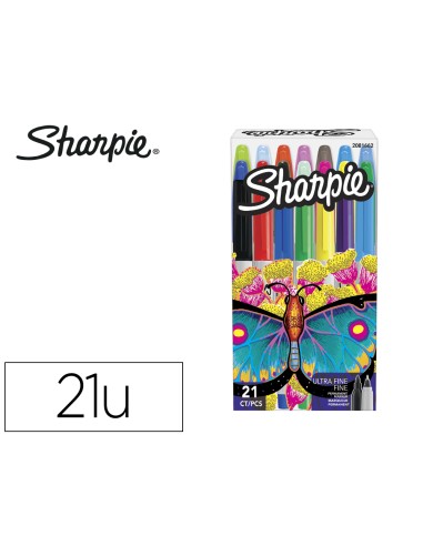 Rotulador sharpie permanente pack mariposa de...