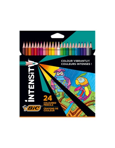Lapices de colores intensity caja de 24...