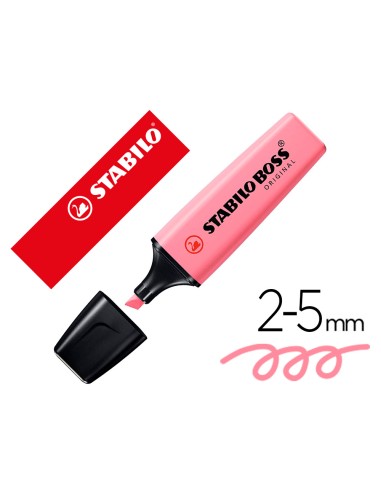 Rotulador stabilo boss fluorescente 70 pastel...
